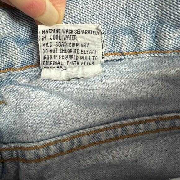 BILL BLASS Mom Jeans Womens 10 Light Wash High Rise 100% Cotton Retro 80s Vtg - Picture 10 of 13